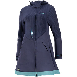 2021 Prolimit Womens Pure Racer Flare Wetsuit Jacket 05041 - Navy / Turquoise